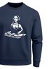 Sweatshirt Herren Bedruckt Mona Lisa Techno Festival DJ Electronic Music Rave Fashion Streetstyle Neverless®preview