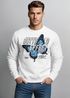 Sweatshirt Herren Bedruckt Schmetterling Butterfly Effekt Techwear Grafik Rundhals-Pullover Fashion Streetwear Neverless®preview