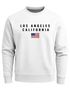 Sweatshirt Herren Bedruckt Schriftzug California Los Angeles USA Amerika Flagge Rundhals-Pullover Neverless®preview