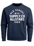 Sweatshirt Herren Bedruckt Schriftzug Oldschool NYC New York City Allstars Rundhals-Pullover Neverless®preview