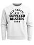 Sweatshirt Herren Bedruckt Schriftzug Oldschool NYC New York City Allstars Rundhals-Pullover Neverless®preview