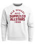 Sweatshirt Herren Bedruckt Schriftzug Oldschool NYC New York City Allstars Rundhals-Pullover Neverless®preview