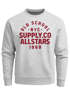 Sweatshirt Herren Bedruckt Schriftzug Oldschool NYC New York City Allstars Rundhals-Pullover Neverless®preview