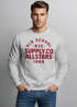 Sweatshirt Herren Bedruckt Schriftzug Oldschool NYC New York City Allstars Rundhals-Pullover Neverless®preview