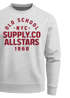 Sweatshirt Herren Bedruckt Schriftzug Oldschool NYC New York City Allstars Rundhals-Pullover Neverless®preview