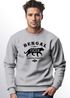 Sweatshirt Herren Bengal Tiger Schriftzug Grafik Logo  Rundhals-Pullover Neverless®preview