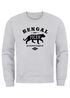 Sweatshirt Herren Bengal Tiger Schriftzug Grafik Logo  Rundhals-Pullover Neverless®preview