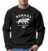 Sweatshirt Herren Bengal Tiger Schriftzug Grafik Logo  Rundhals-Pullover Neverless®preview