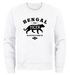 Sweatshirt Herren Bengal Tiger Schriftzug Grafik Logo  Rundhals-Pullover Neverless®preview