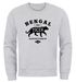 Sweatshirt Herren Bengal Tiger Schriftzug Grafik Logo  Rundhals-Pullover Neverless®preview