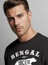 Sweatshirt Herren Bengal Tiger Schriftzug Grafik Logo Rundhals-Pullover Neverless®preview