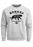 Sweatshirt Herren Bengal Tiger Schriftzug Grafik Logo Rundhals-Pullover Neverless®preview