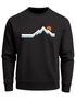 Sweatshirt Herren Berg Wandern Natur Outdoor Aufdruck Print Rundhals-Pullover Fashion Streetwear Neverless®preview