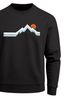 Sweatshirt Herren Berg Wandern Natur Outdoor Aufdruck Print Rundhals-Pullover Fashion Streetwear Neverless®preview