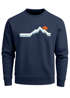 Sweatshirt Herren Berg Wandern Natur Outdoor Aufdruck Print Rundhals-Pullover Fashion Streetwear Neverless®preview