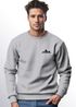 Sweatshirt Herren Berge Logo Print Rundhals-Pullover Natur Outdoor Fashion Streetwear Neverless®preview