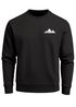 Sweatshirt Herren Berge Logo Print Rundhals-Pullover Natur Outdoor Fashion Streetwear Neverless®preview