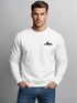 Sweatshirt Herren Berge Logo Print Rundhals-Pullover Natur Outdoor Fashion Streetwear Neverless®preview