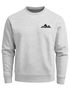 Sweatshirt Herren Berge Logo Print Rundhals-Pullover Natur Outdoor Fashion Streetwear Neverless®preview