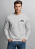 Sweatshirt Herren Berge Logo Print Rundhals-Pullover Natur Outdoor Fashion Streetwear Neverless®preview