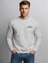 Sweatshirt Herren Berge Logo Print Rundhals-Pullover Natur Outdoor Fashion Streetwear Neverless®preview