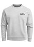 Sweatshirt Herren Berge Logo Print Rundhals-Pullover Natur Outdoor Fashion Streetwear Neverless®preview