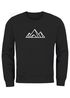 Sweatshirt Herren Berge Poygon Print Wandern Rundhals-Pullover Outdoor Fashion Streetwear Neverless®preview