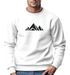 Sweatshirt Herren Berge Poygon Print Wandern Rundhals-Pullover Outdoor Fashion Streetwear Neverless®preview