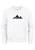 Sweatshirt Herren Berge Poygon Print Wandern Rundhals-Pullover Outdoor Fashion Streetwear Neverless®preview