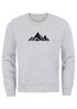 Sweatshirt Herren Berge Poygon Print Wandern Rundhals-Pullover Outdoor Fashion Streetwear Neverless®preview