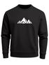 Sweatshirt Herren Berge Poygon Print Wandern Rundhals-Pullover Outdoor Fashion Streetwear Neverless®preview