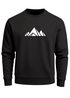 Sweatshirt Herren Berge Poygon Print Wandern Rundhals-Pullover Outdoor Fashion Streetwear Neverless®preview
