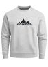 Sweatshirt Herren Berge Poygon Print Wandern Rundhals-Pullover Outdoor Fashion Streetwear Neverless®preview
