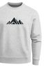 Sweatshirt Herren Berge Poygon Print Wandern Rundhals-Pullover Outdoor Fashion Streetwear Neverless®preview