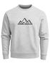 Sweatshirt Herren Berge Poygon Print Wandern Rundhals-Pullover Outdoor Fashion Streetwear Neverless®preview