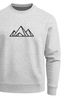 Sweatshirt Herren Berge Poygon Print Wandern Rundhals-Pullover Outdoor Fashion Streetwear Neverless®preview