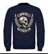 Sweatshirt Herren Biker Totenkopf Skull Wings Rundhals-Pullover Neverless®preview