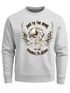 Sweatshirt Herren Biker Totenkopf Skull Wings Rundhals-Pullover Neverless®preview