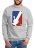 Sweatshirt Herren Bong Wasserpfeiffe Weed Gras Rundhals-Pullover Moonworks®preview