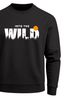 Sweatshirt Herren Brustprint Bedruckt Into The Wild Schriftzug Outdoor Fashion Rundhals-Pullover Neverless®preview