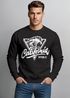 Sweatshirt Herren California Republic Surfer Print Welle Wave Surf Rundhals-Pullover Neverless®preview