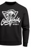 Sweatshirt Herren California Republic Surfer Print Welle Wave Surf Rundhals-Pullover Neverless®preview