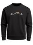 Sweatshirt Herren Camping Design Minimalistisch Frontprint Rundhals-Pullover ohne Kapuze Fashion Streetwear Neverless®preview