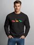 Sweatshirt Herren Dinosaurier Aufdruck Polygon Tiere Geometric Print Fashion Streetstyle Rundhals-Pullover Neverless®preview