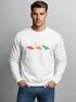 Sweatshirt Herren Dinosaurier Aufdruck Polygon Tiere Geometric Print Fashion Streetstyle Rundhals-Pullover Neverless®preview
