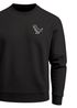 Sweatshirt Herren Dinosaurier Brustlogo Frontprint T-Rex Pullover Casual Fashion Streetwear Neverless®preview