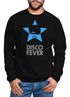 Sweatshirt Herren Disco Party Fever Rundhals-Pullover Moonworks®preview