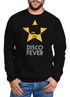 Sweatshirt Herren Disco Party Fever Rundhals-Pullover Moonworks®preview