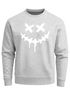 Sweatshirt Herren Drip Face Techwear Fashion Streetstyle Smiling Face Smile Trend Rundhals-Pullover Fashion Neverless®preview