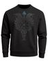 Sweatshirt Herren Fenrir Wolf Valknut Vegvisir Wikinger Odin Schwert Runen Kompass nordische Mythologie Neverless®preview